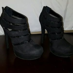 Platform high heel  booties